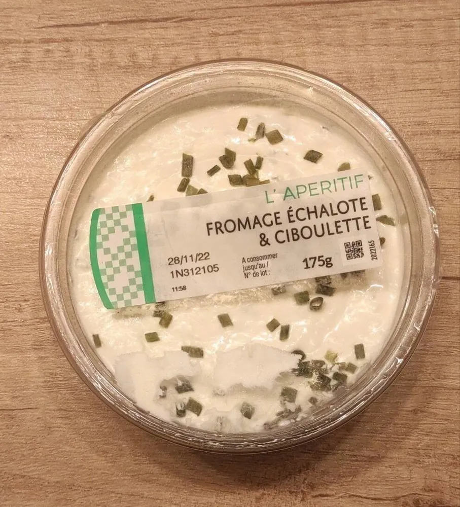 Fromage échalote ciboulette