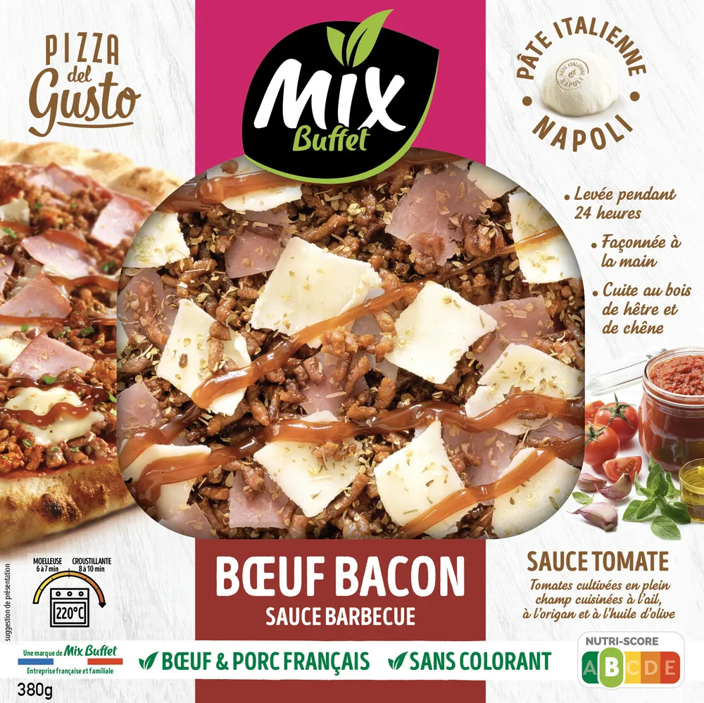 Pizza Del Gusto Boeuf Bacon