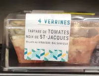 Tartare de tomates Noix de Saint-Jacques
