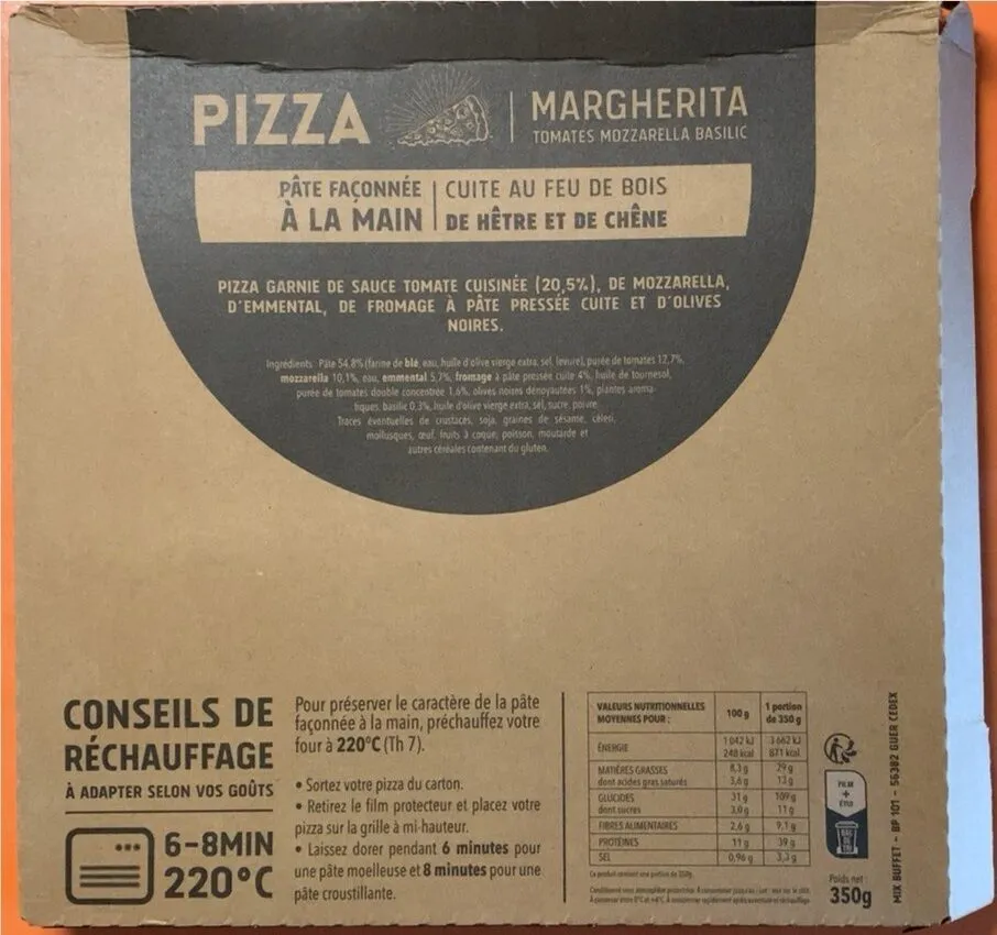 Pizza margherita