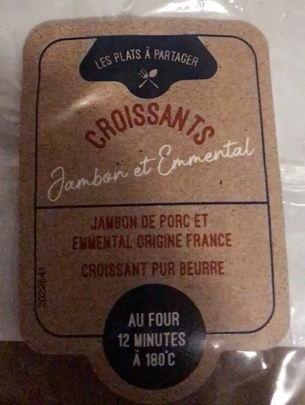 Croissants Jambon et Emmental