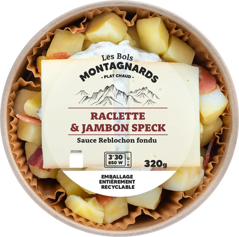 RACLETTE & JAMBON SPECK SAUCE REBLOCHON FONDU