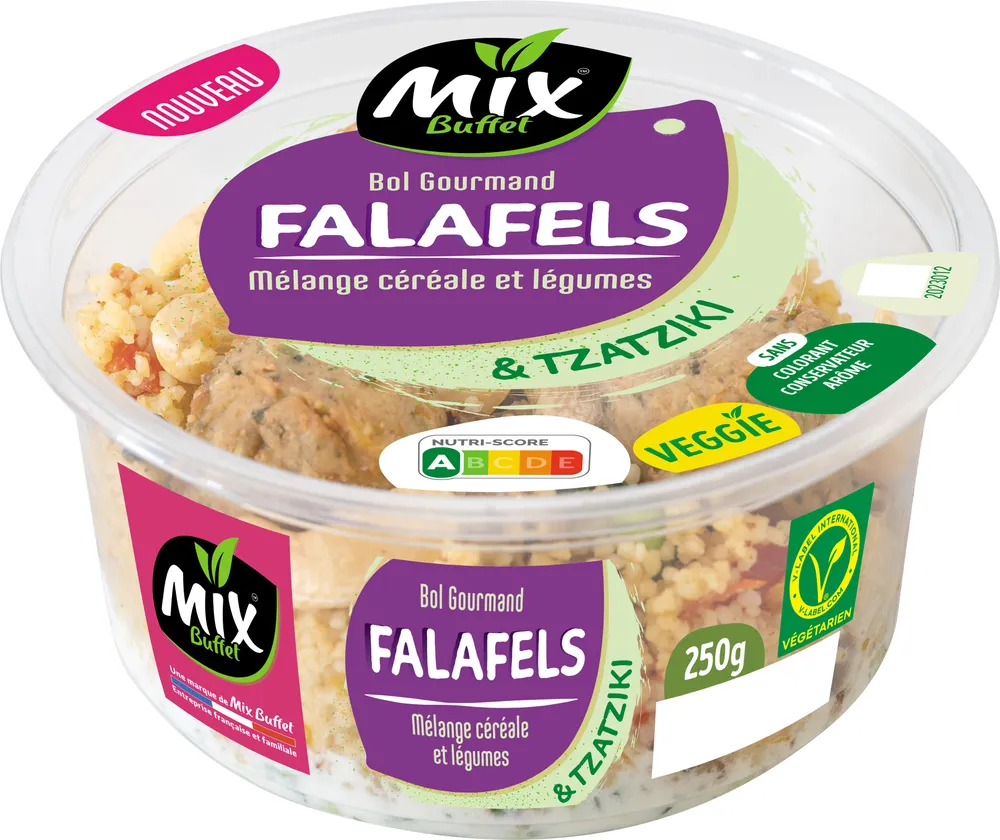 Bol gourmand falafels