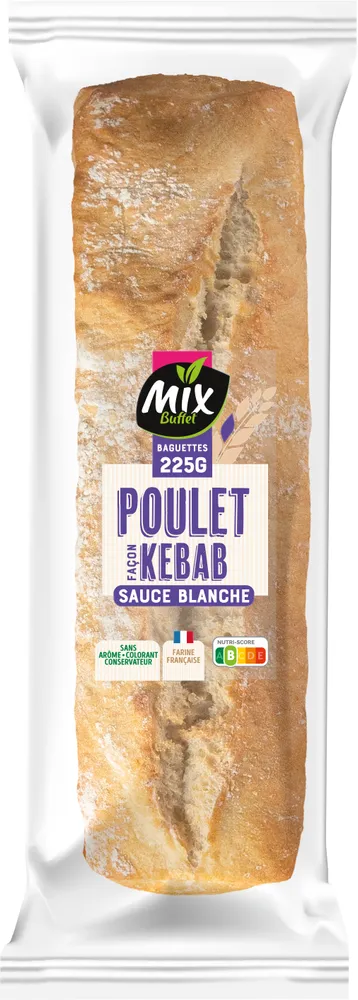 Sandwich poulet façon kebab