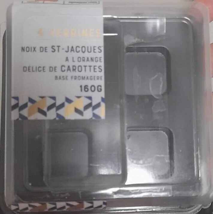 Verrines noix de Saint Jacques