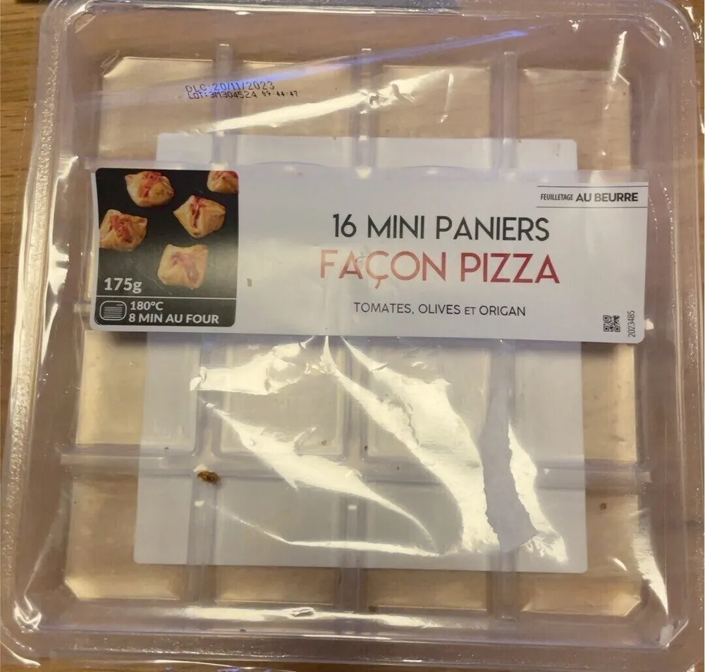 Mini paniers façon pizza