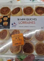 Mini quiche lorraine