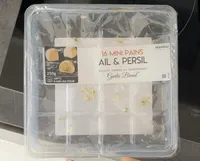Mini pains ail & persil