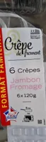 6 crêpes jambon fromage