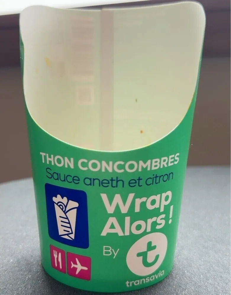 Wrap thon concombres