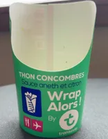 Wrap thon concombres