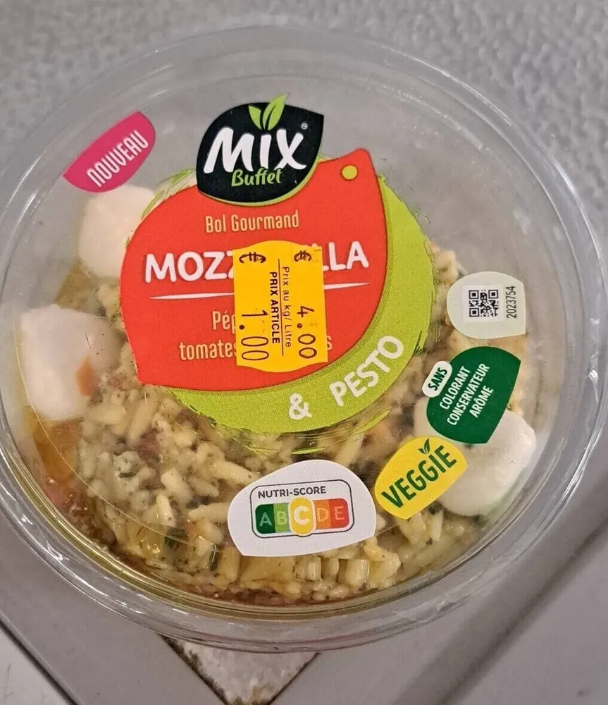 Bol gourmand mozzarella