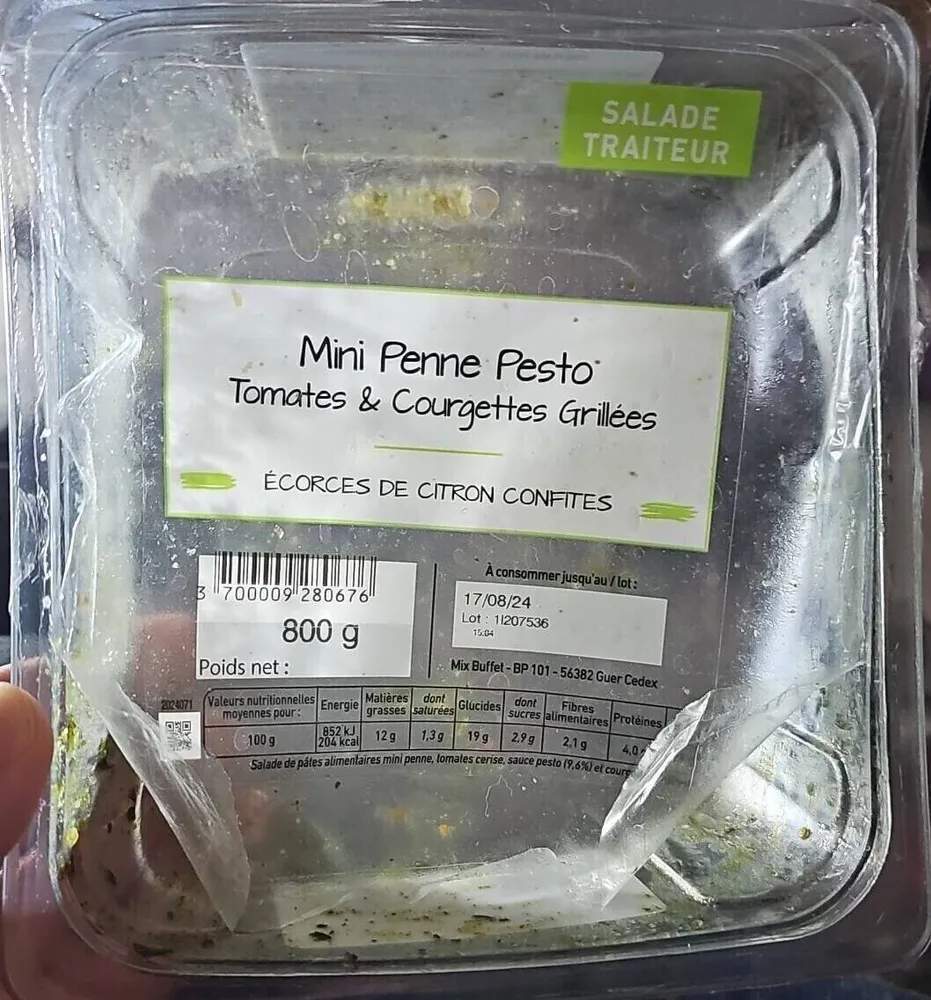 Mini Penne Pesto