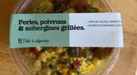 Perles poivrons aubergines grillées
