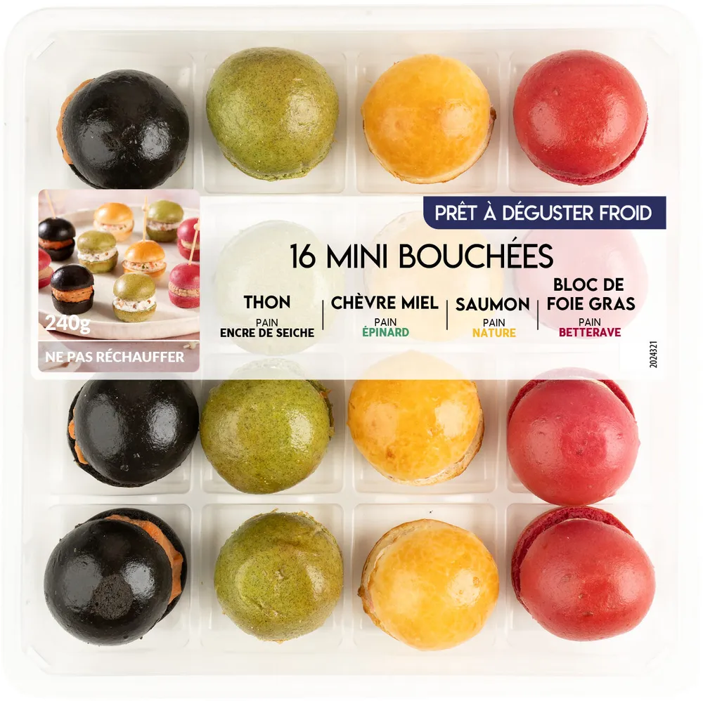 16 MINI BOUCHÉES