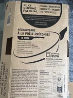 PENNE CREVETTES & NOIX DE ST JACQUES AU PESTO ROSSO