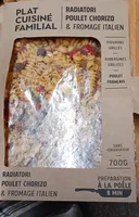 RADIATORI POULET CHORIZO & FROMAGE ITALIEN