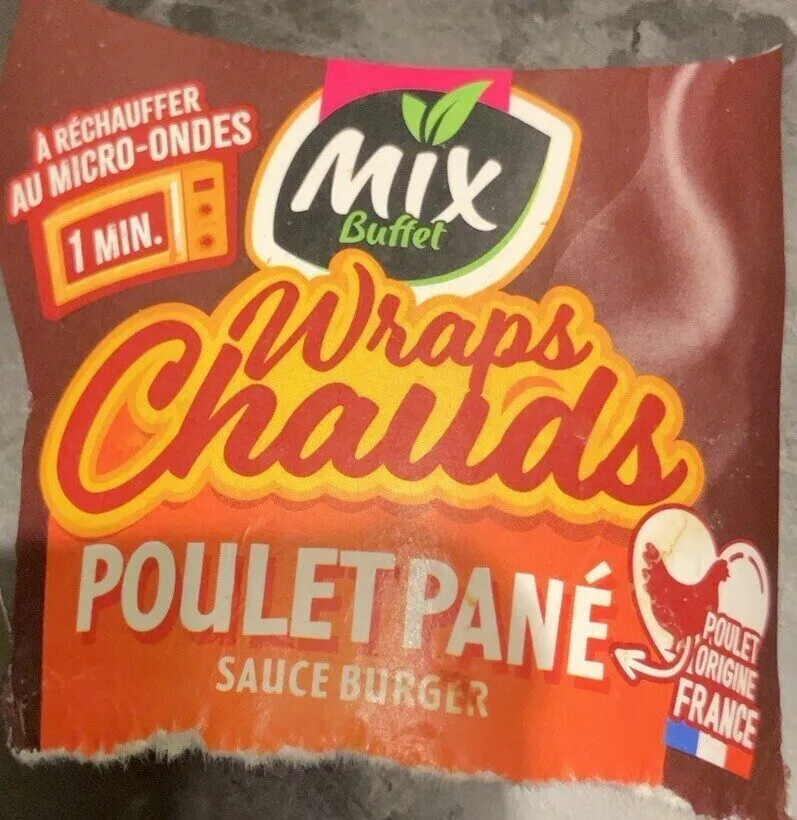 Wrap Chaud Poulet Pané