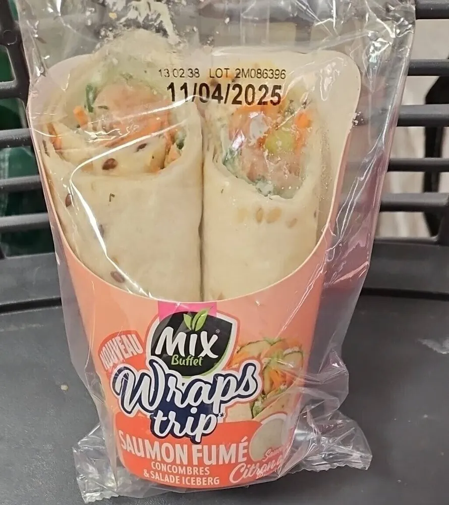 Wrap trip saumon fumé