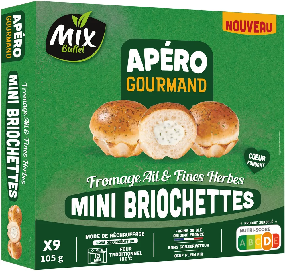 Apéro Gourmand 9 Mini Briochettes