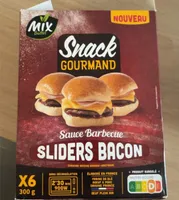 Snack Gourmand 6 Sliders Bacon