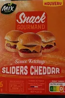 Snack Gourmand 6 Sliders Cheddar