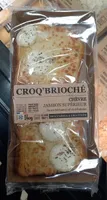 2 CROQ'BRIOCHÉS - CHÈVRE JAMBON SUPÉRIEUR SAUCE BÉCHAMEL