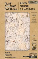 PLAT CUISINE FAMILIAL - RISOTTO PARMESAN & CHAMPIGNONS