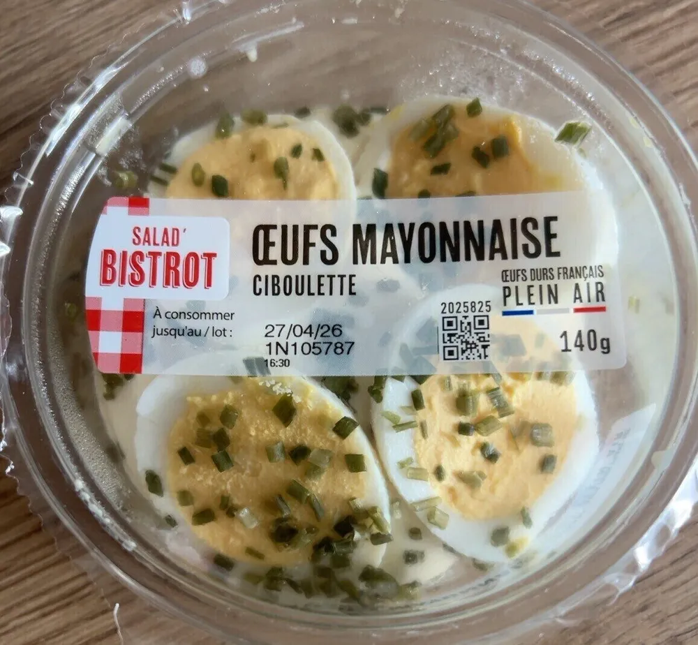 Oeufs mayonnaise ciboulette