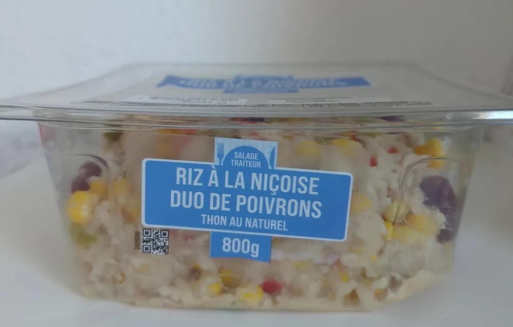 Riz à la Niçoise duo de poivrons