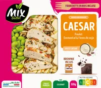 Salade et fusilloni façon caesar
