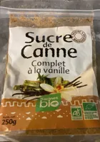 Sucre complet de canne a sucre a la vanille biologique