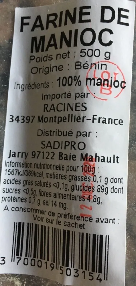 Farine de manioc