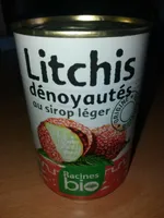 litchis denoyautés au sirop léger