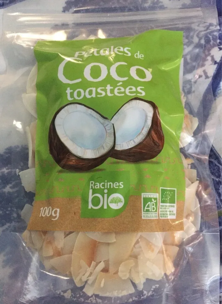 Pétales de coco toastées