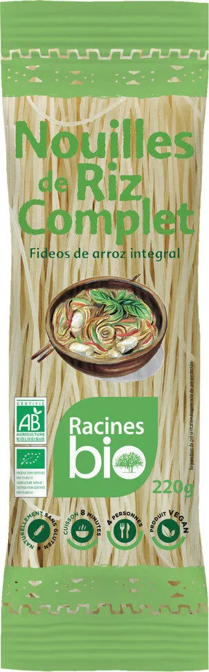 Nouilles riz complet bio