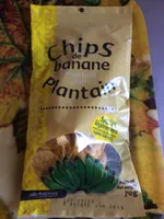 Chips De Banane Plantain Légèrerement Salées