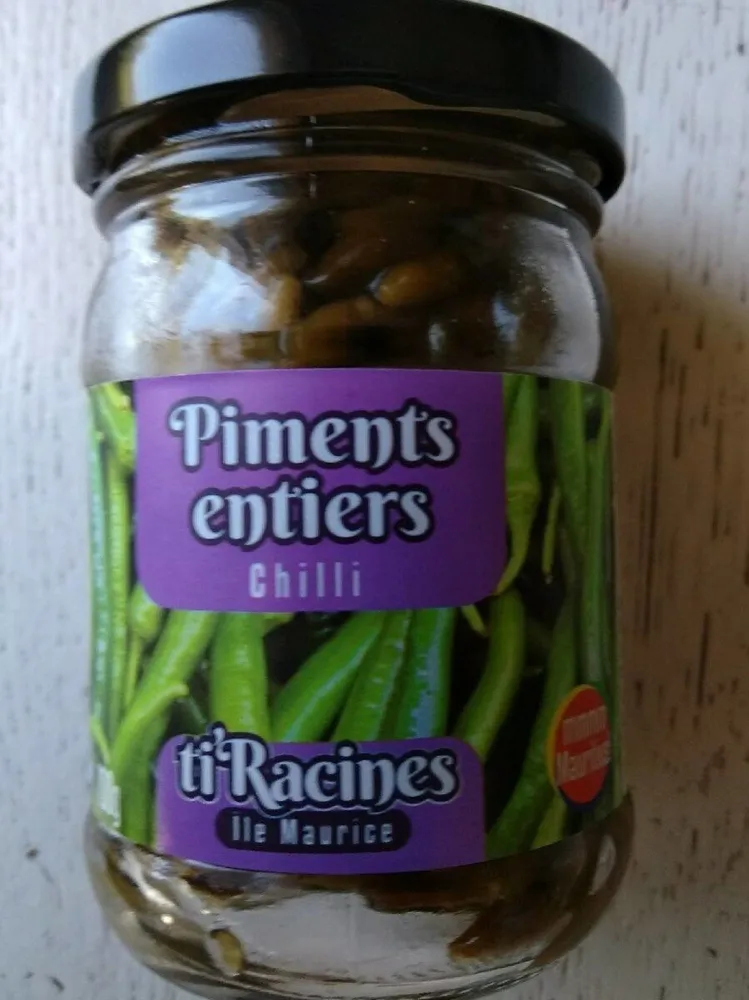 Piments entiers