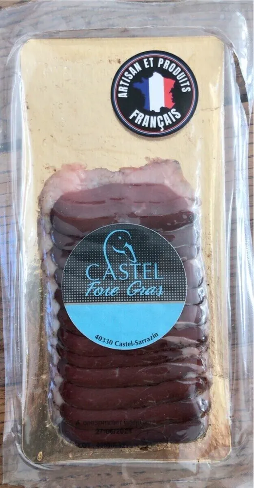 Magret de canard séché tranché