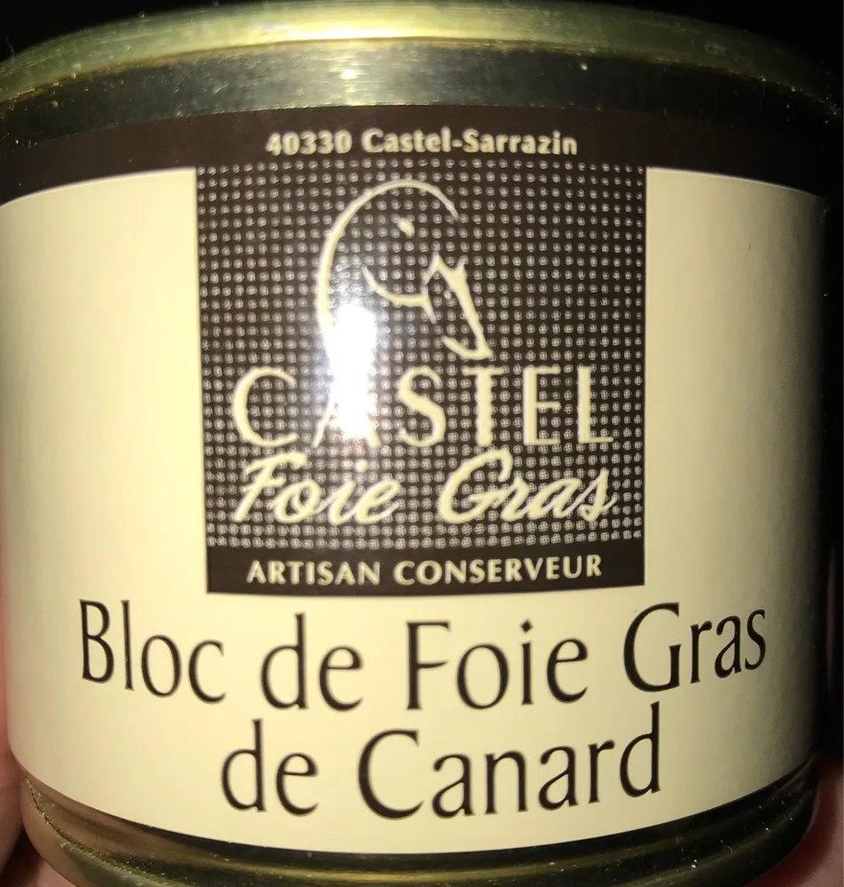 Bloc de foie gras de canard
