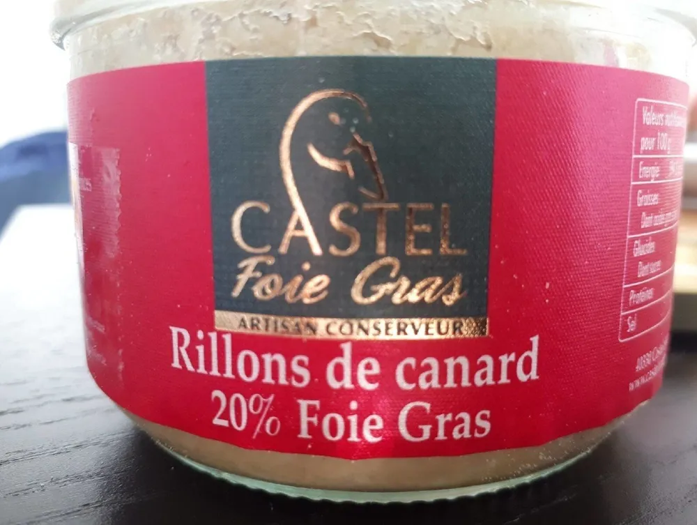 Rillons de canard
