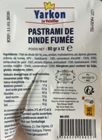 Pastrami de dinde, fumée
