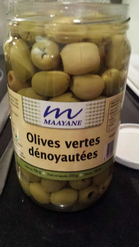 Olives Vertes Dénoyautées