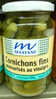 Cornichons fins pasteurisés au vinaigre