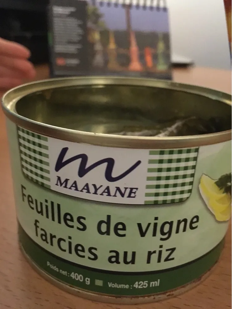 Feuilles De Vigne Farcies Au Riz