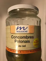 Concombres Polonais au sel