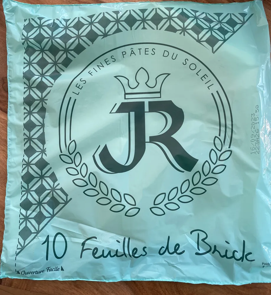 10 Feuilles de brick