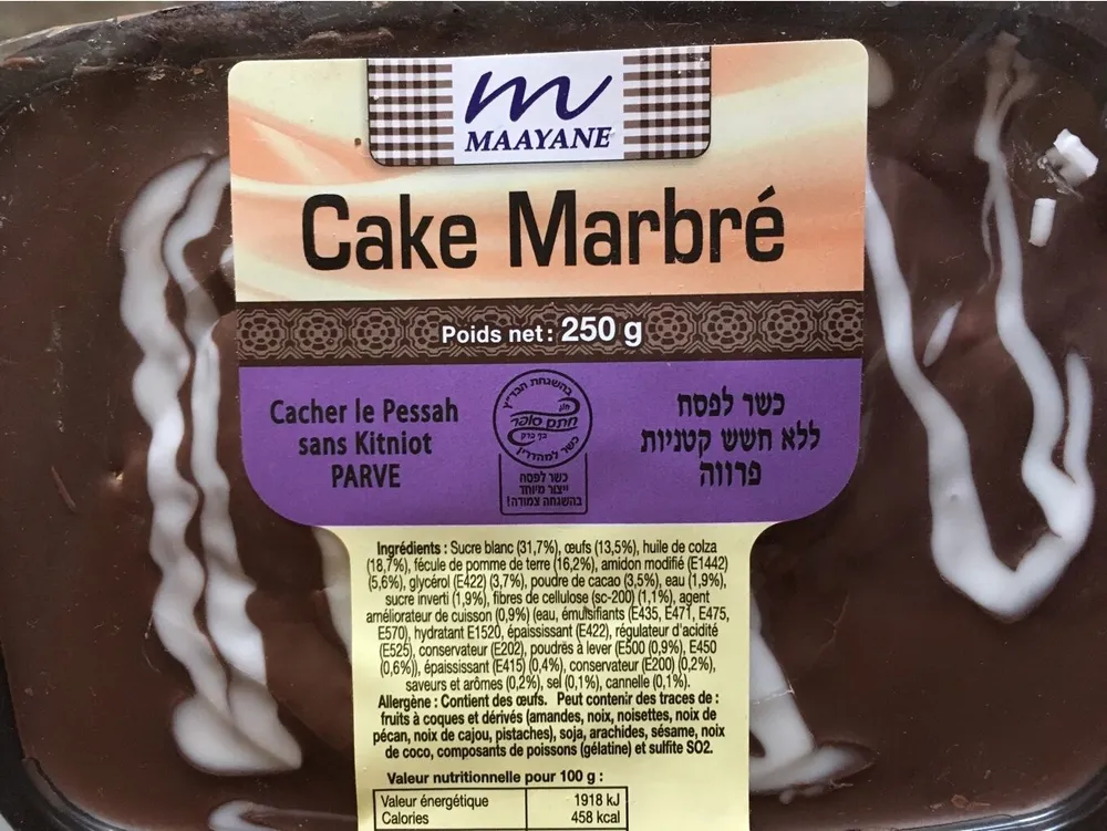 Cake Marbre 250G,