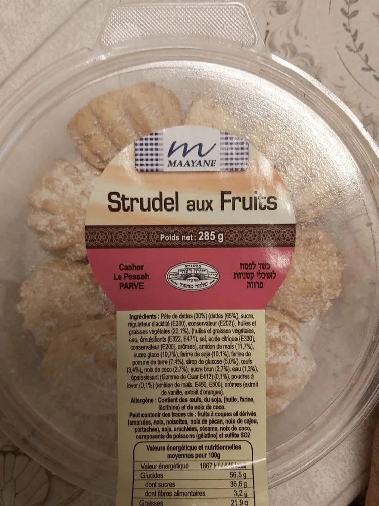 Strudel aux fruits
