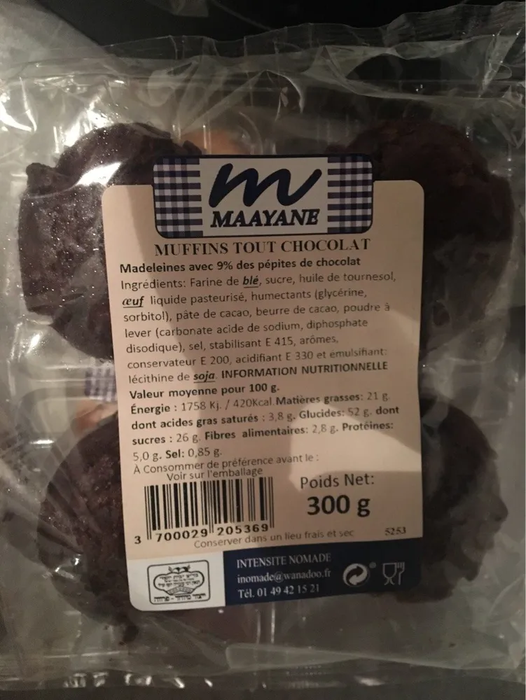 Muffins chocolat